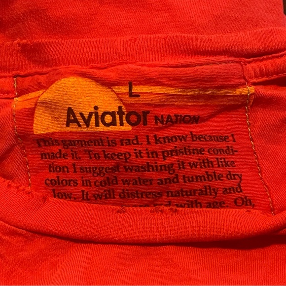 Aviator Nation Bolt T shirt Size L - Picture 3 of 3